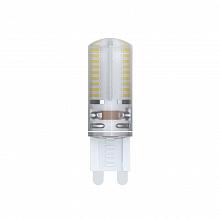Лампа светодиодная диммируемая (10711) Uniel G9 5W 3000K матовая LED-JCD-5W/WW/G9/CL/DIM