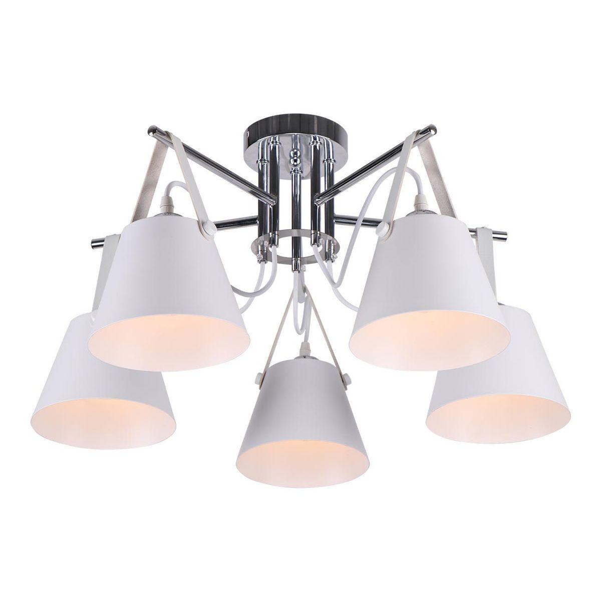 Люстра MD.1190-5-S CH+WH