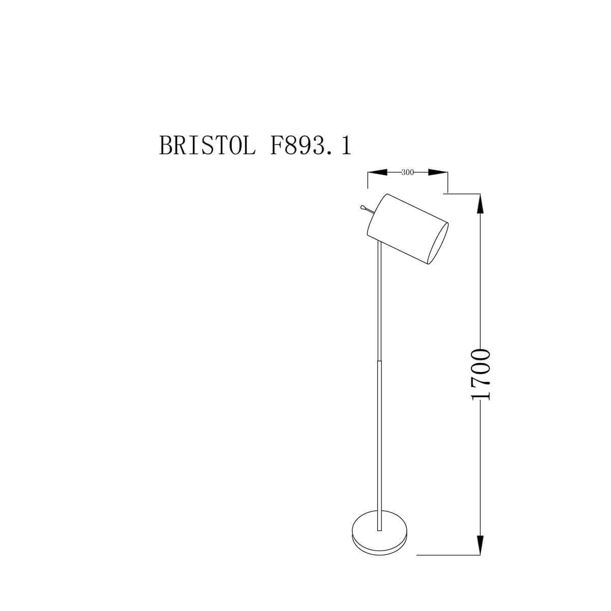 Торшер Bristol F893.1