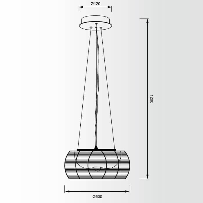 Люстра MD1104-2L(SILVER)