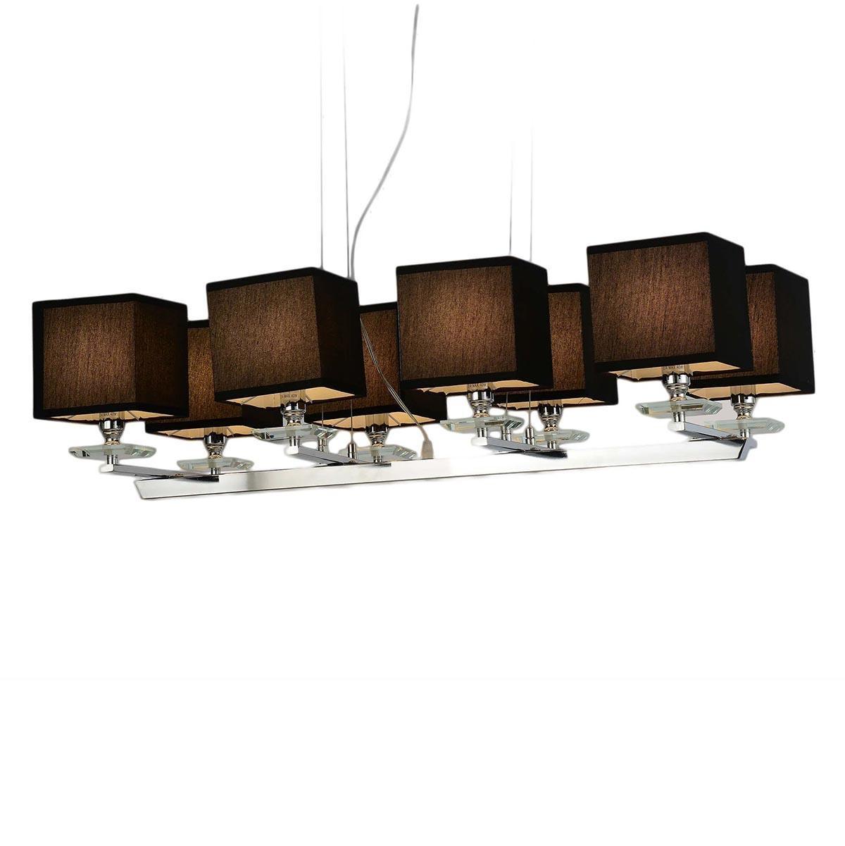 Люстра LDP 1248-8 BK