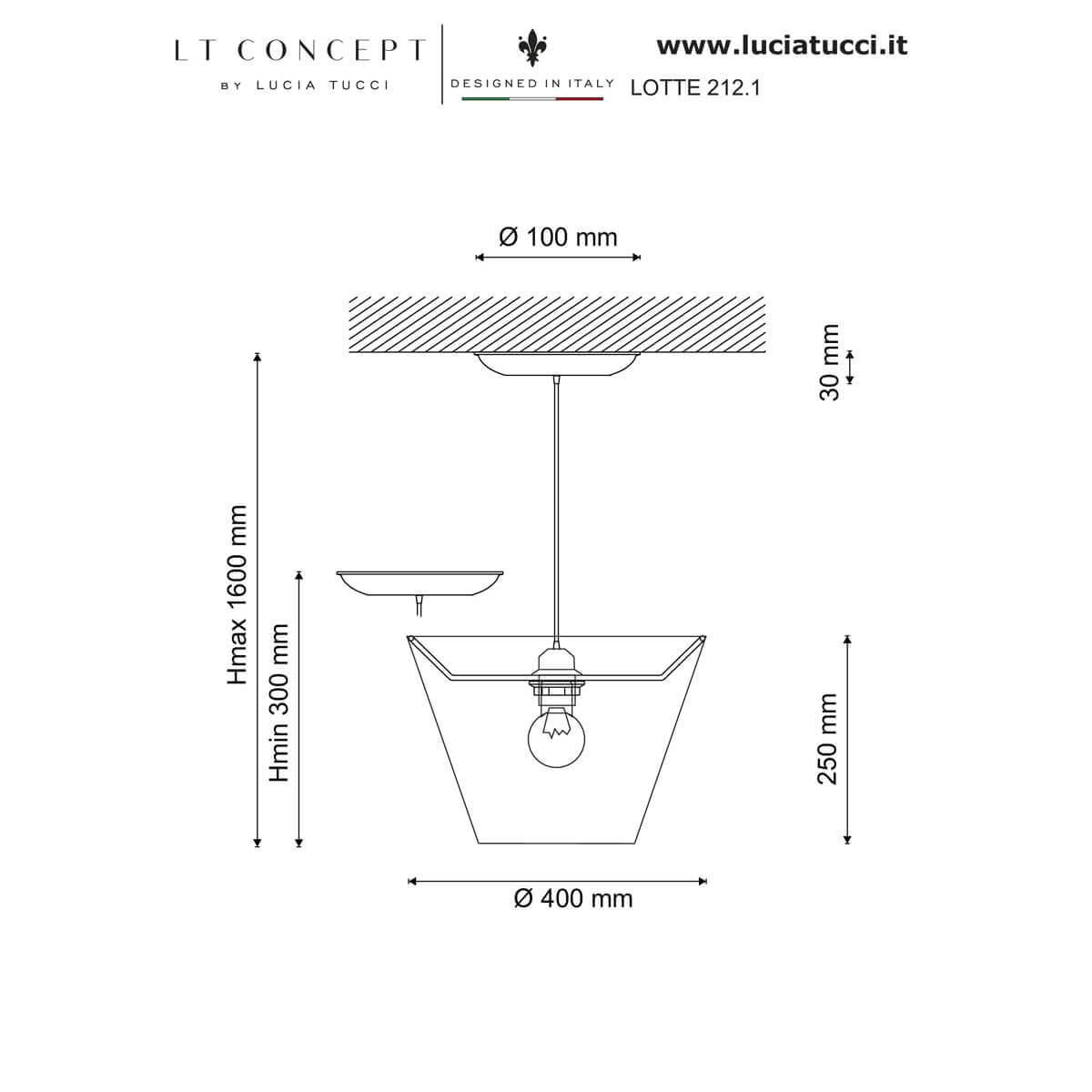 Подвесной светильник Lotte 212.1