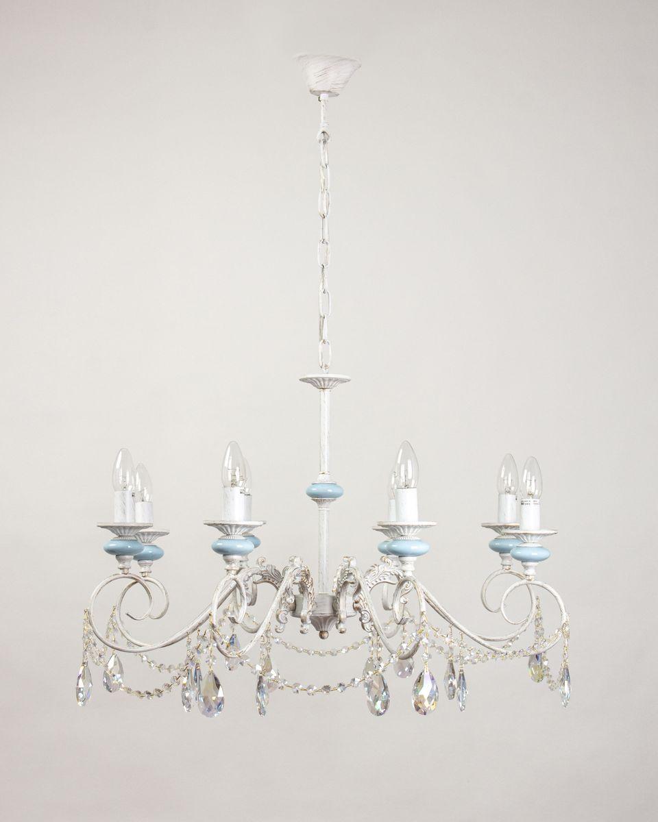 Люстра L.8303-8CREAM/G