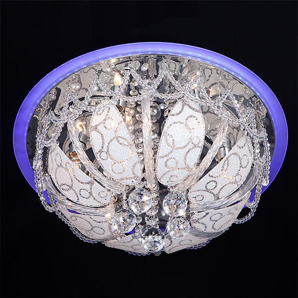 Потолочный светильник 80100/8 хром/голубой