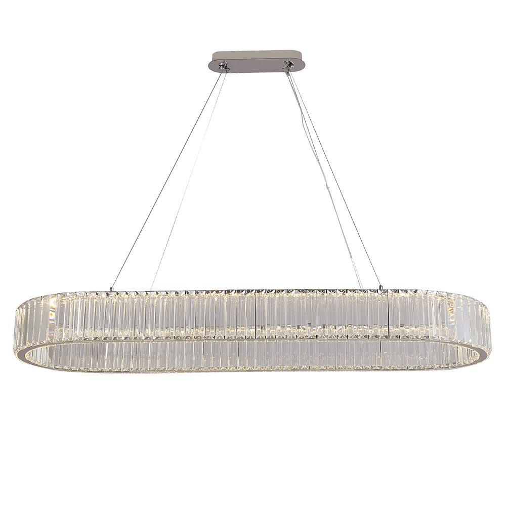 Подвесной светильник 8445/120 oval chrome