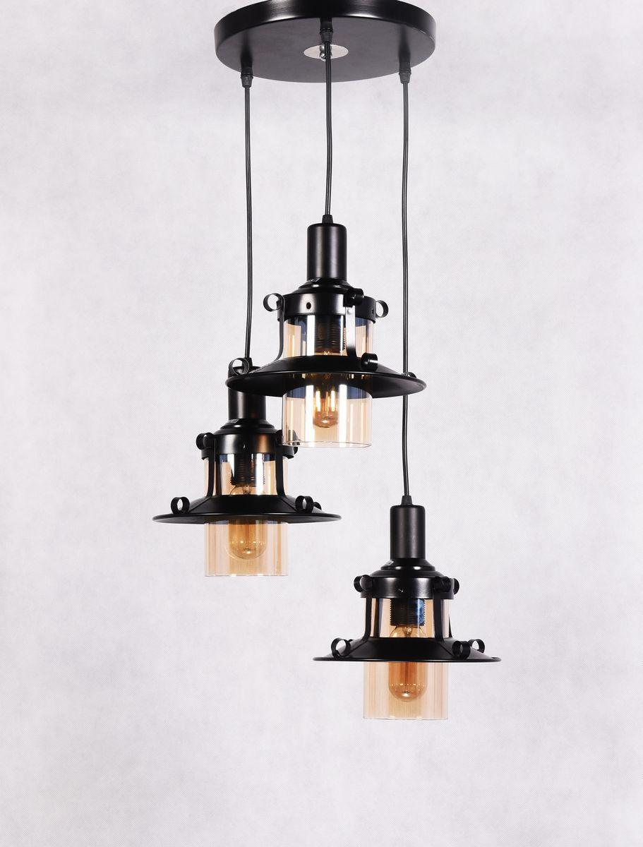 Люстра LDP 11328 B-3 BK