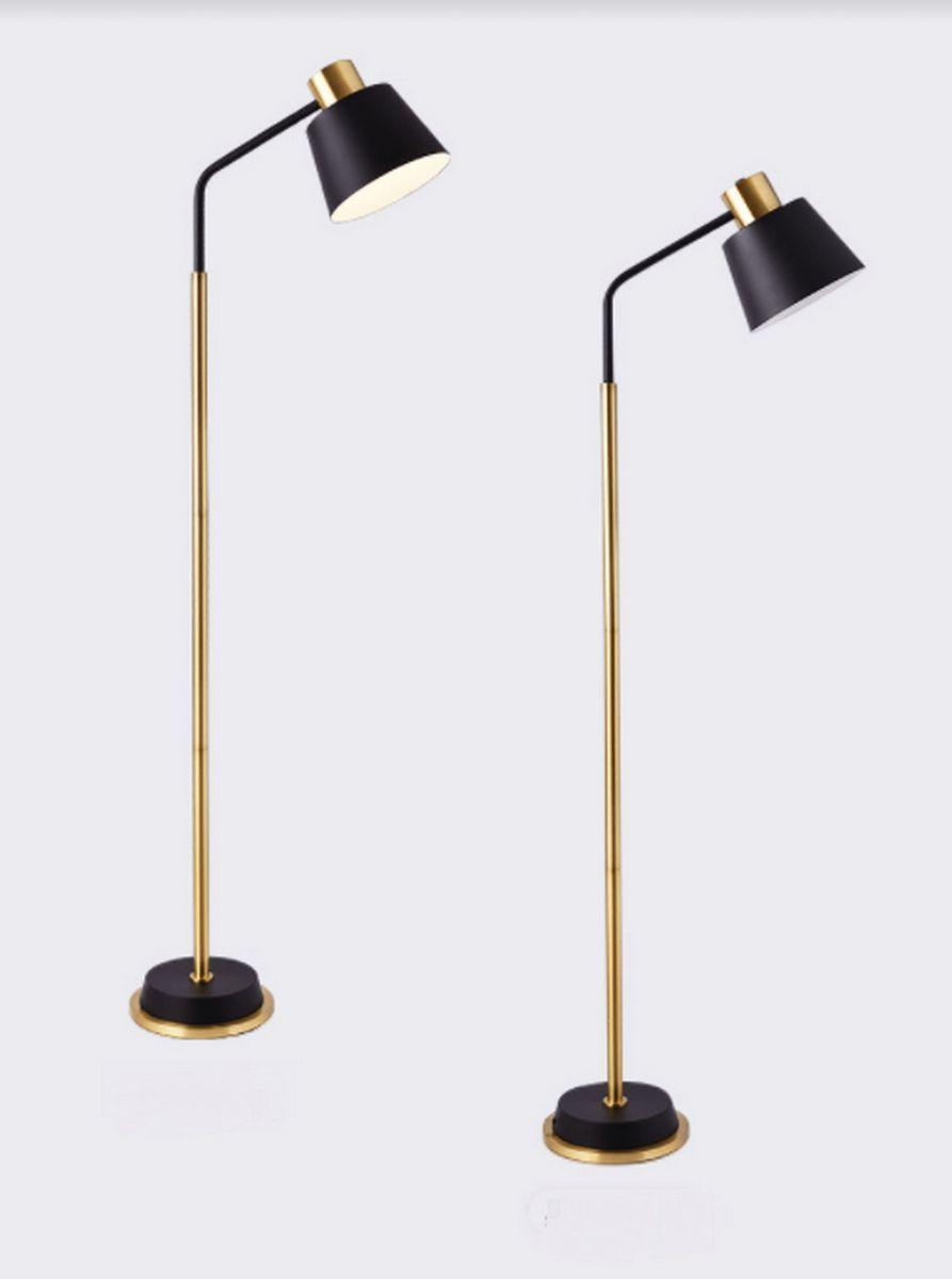 Торшер LDF 5525 BK+GD