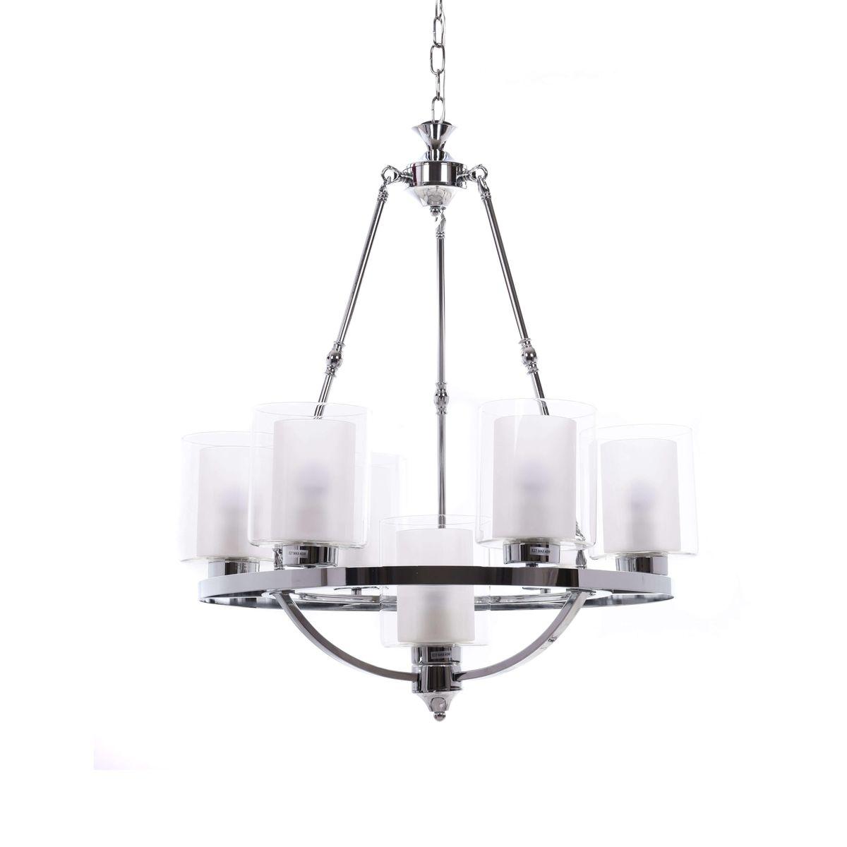 Люстра LDP 1220-7 CHR+WT