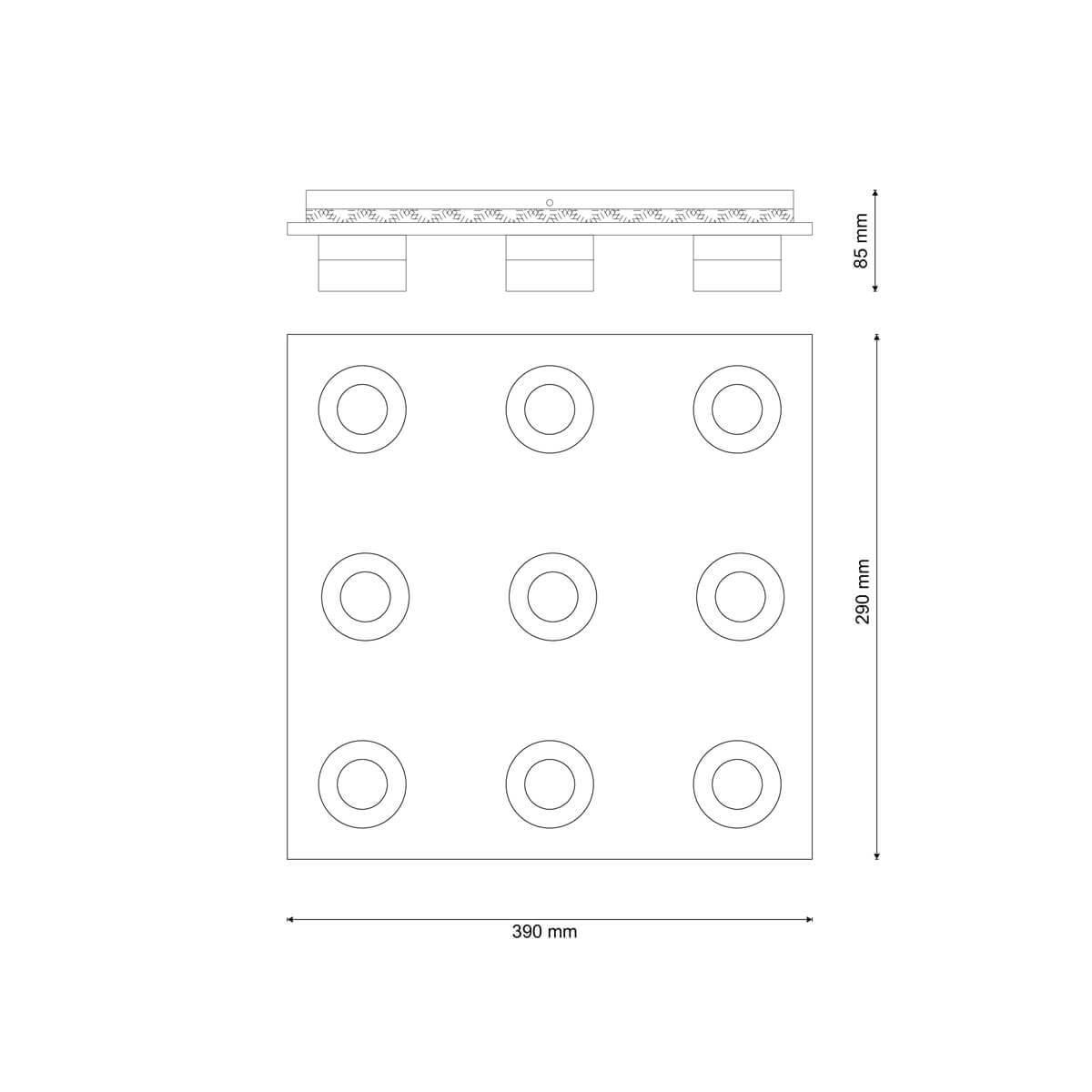 Потолочный светильник Modena 166.9 LED