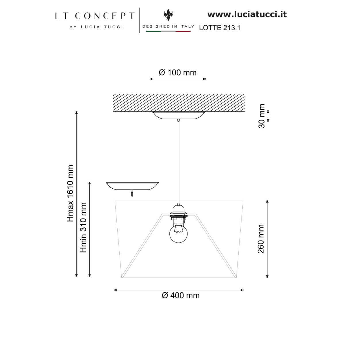 Подвесной светильник Lotte 214.1