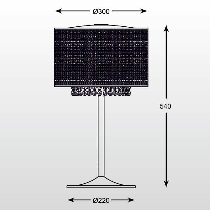 Настольная лампа T0173-04W-F4B3
