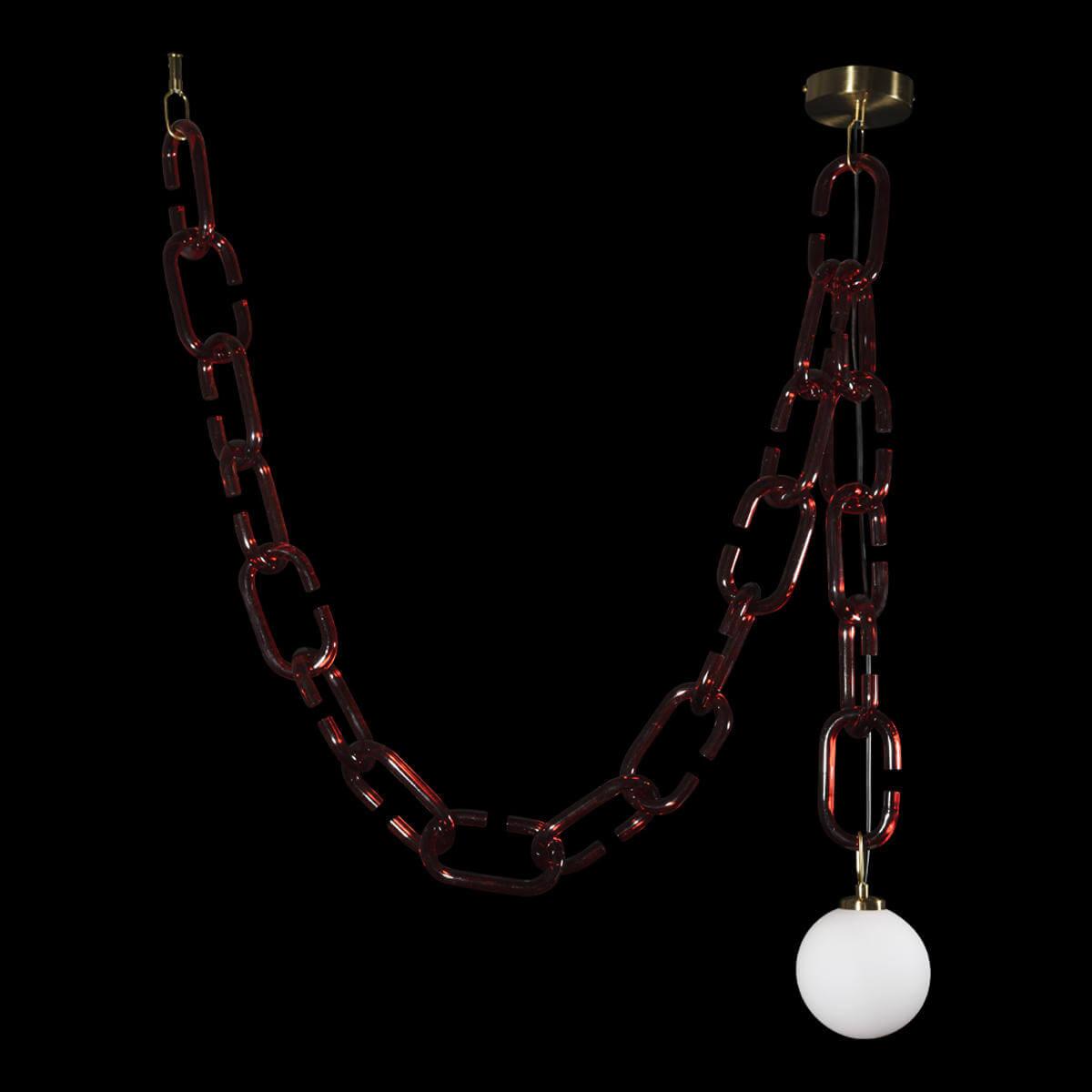 Подвесной светильник 10128C Red