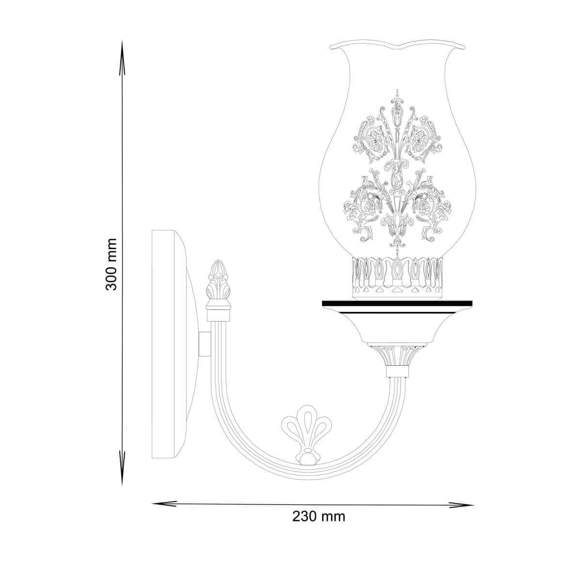 Бра Vetralla W179.1 Antique Gold