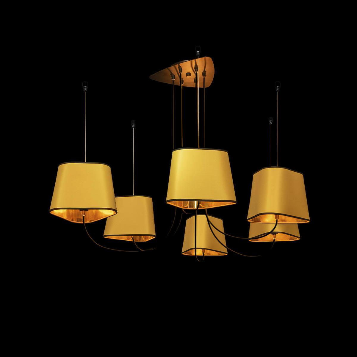 Люстра LOFT1163-6YL