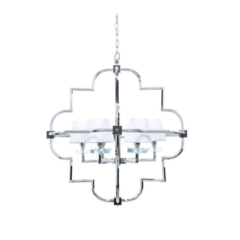 Люстра LDP 8020-6 CHR+WT