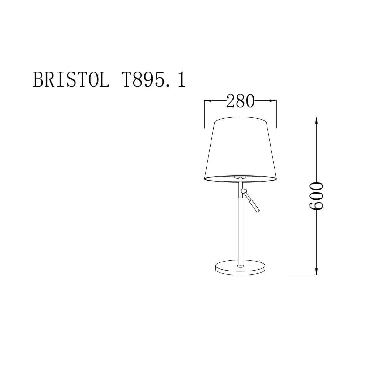 Настольная лампа Bristol T895.1