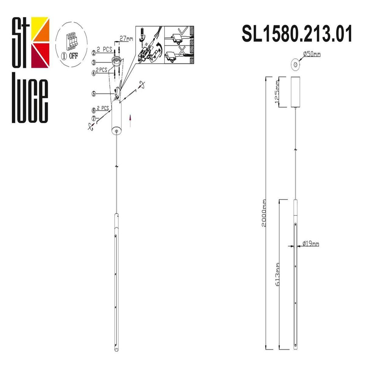 Подвесной светильник SL1580.213.01
