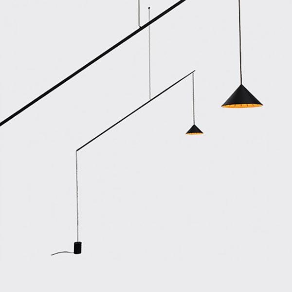 Подвесной светильник IT03-1429 black/orange