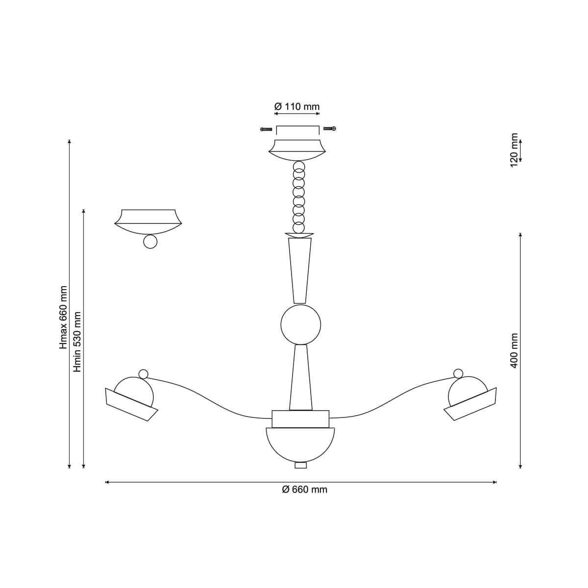 Люстра Natura 067.8 LED