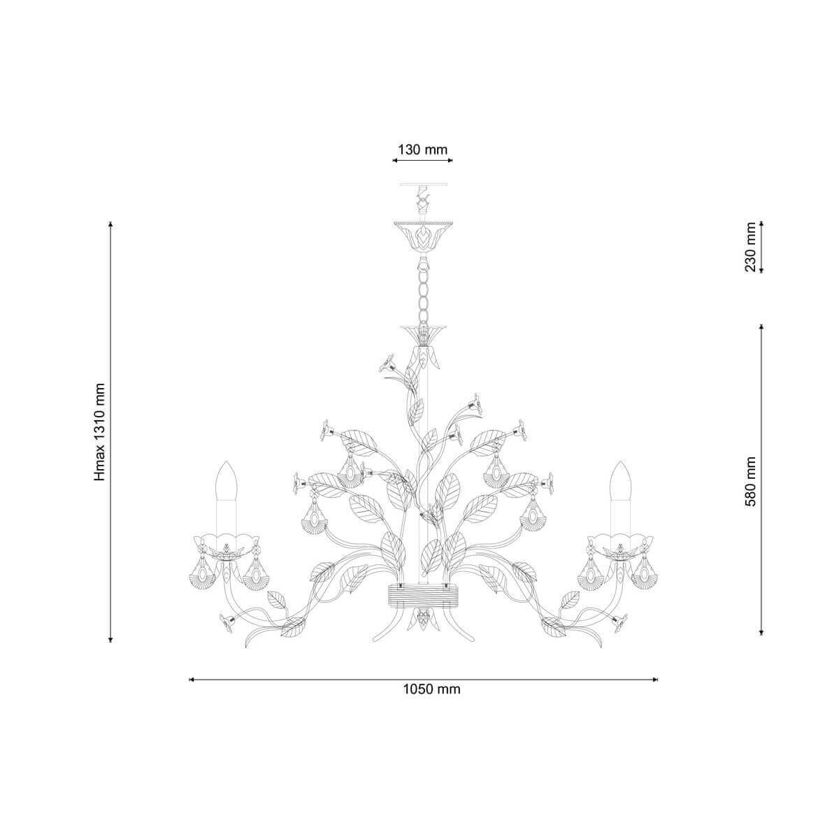 Люстра Fiori Di Rose 1770.10