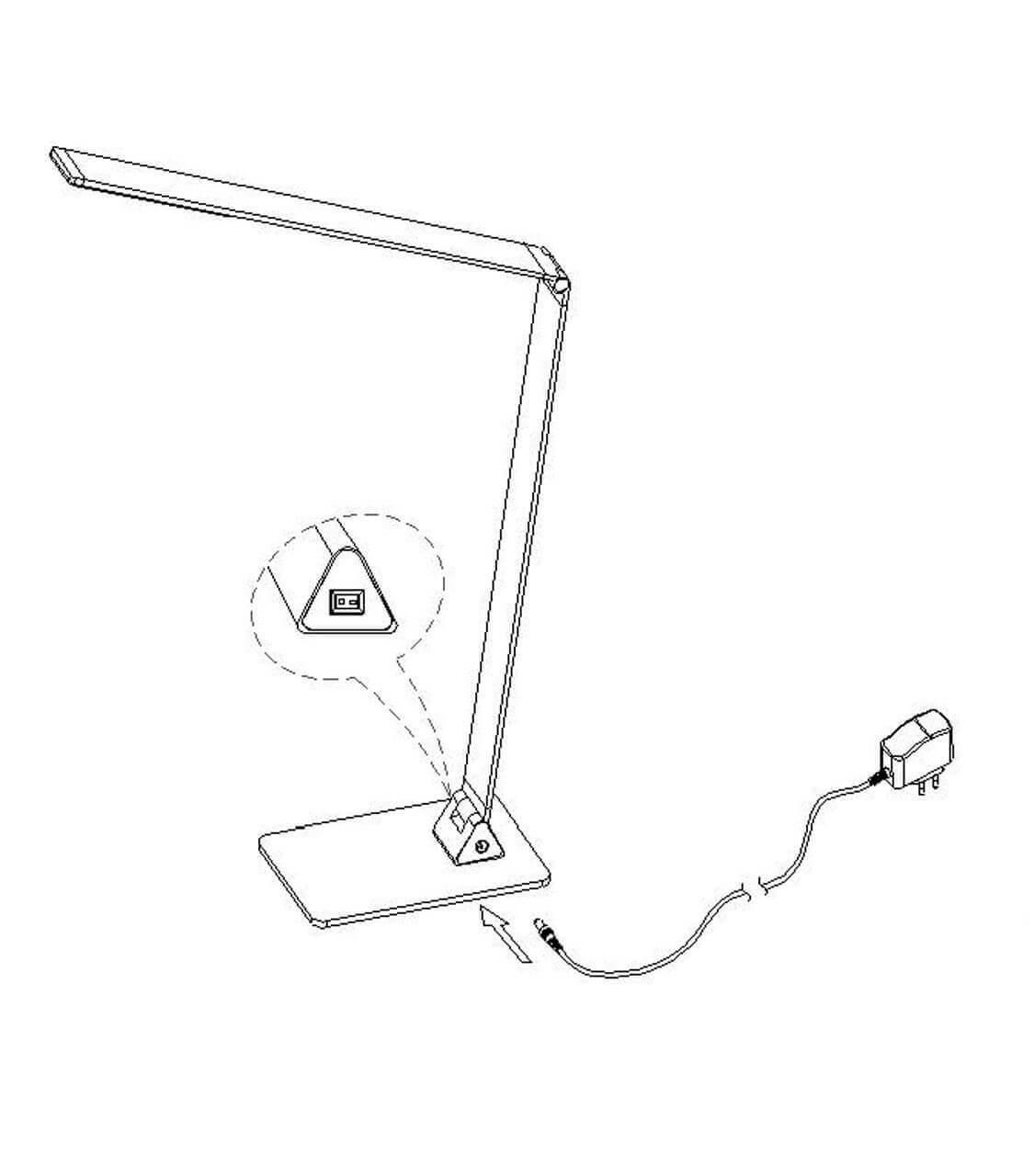 Настольная лампа 35600/10/43
