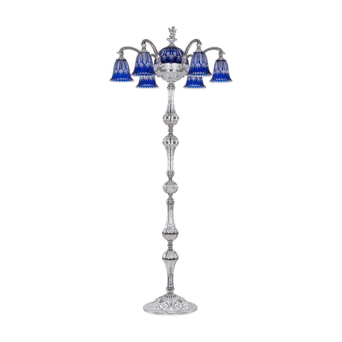 Торшер 72009TP/6/175 NW P2 D Clear-Blue/H-1I FA1S
