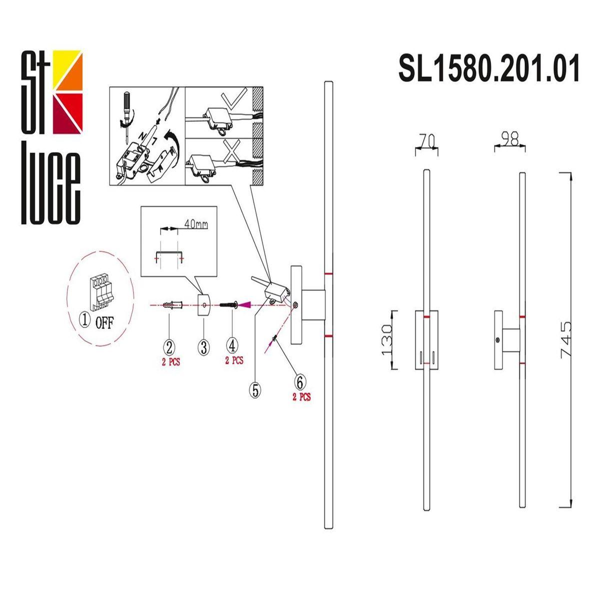 Бра SL1580.201.01