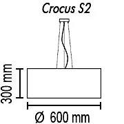 Подвесной светильник Crocus Glade S2 01 329g