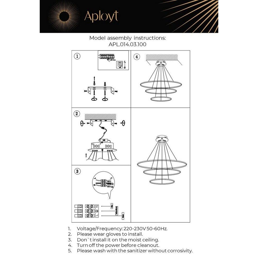 Подвесной светильник APL.014.03.100