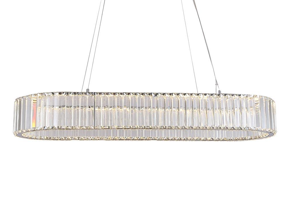 Подвесной светильник 8445/90 oval chrome