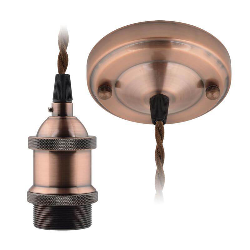 DLC-V-S22K/E27 TS/1,5M/BL Bronze