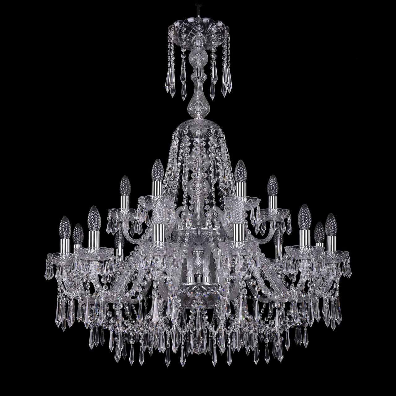 Люстра 1403/12+6/300/XL-100/2d Ni