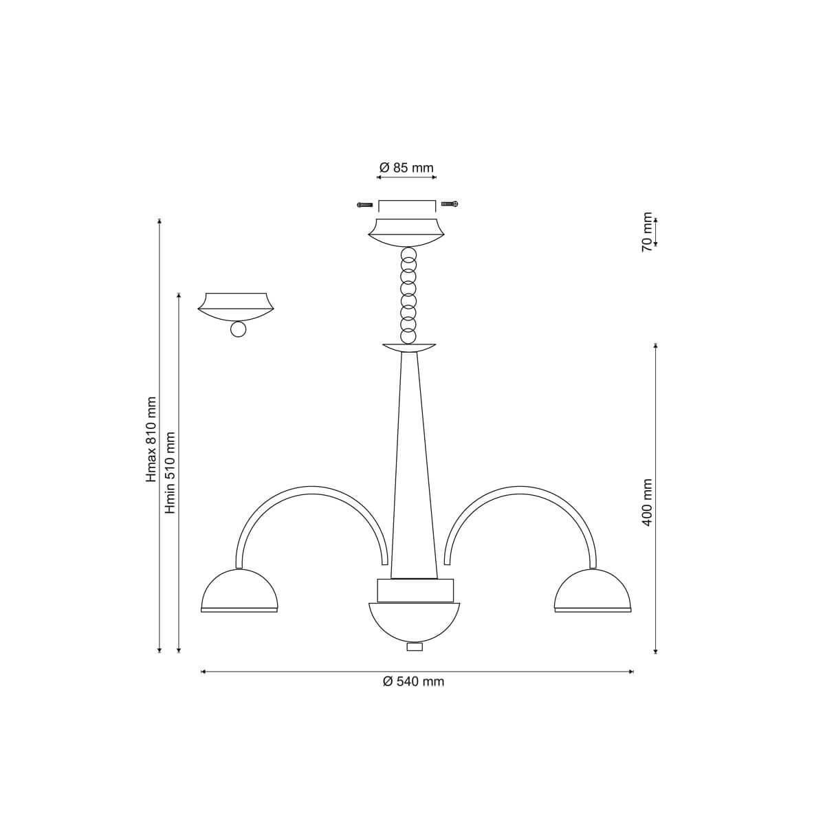 Люстра Natura 065.6 LED