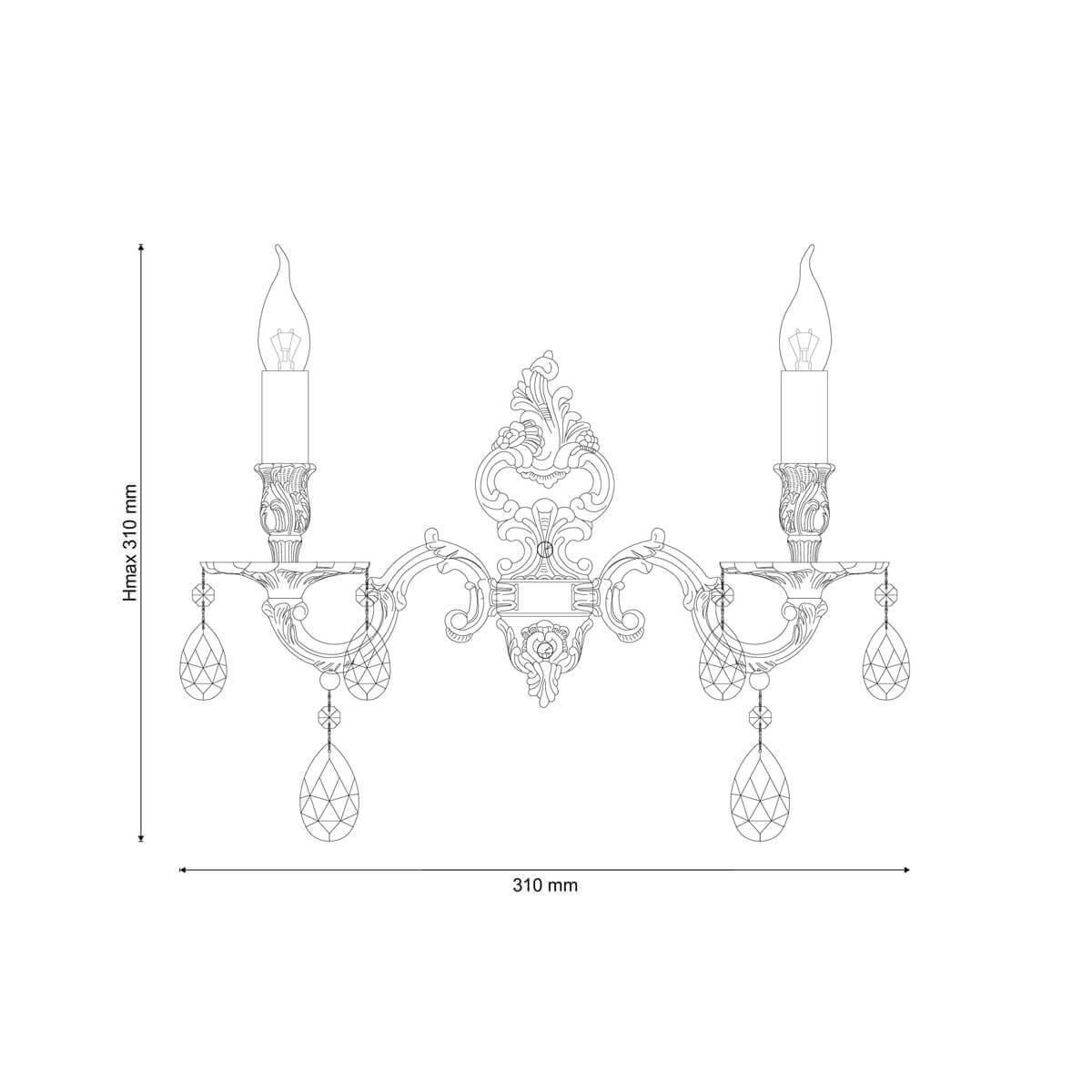 Бра Barletta W1730.2 Cream White