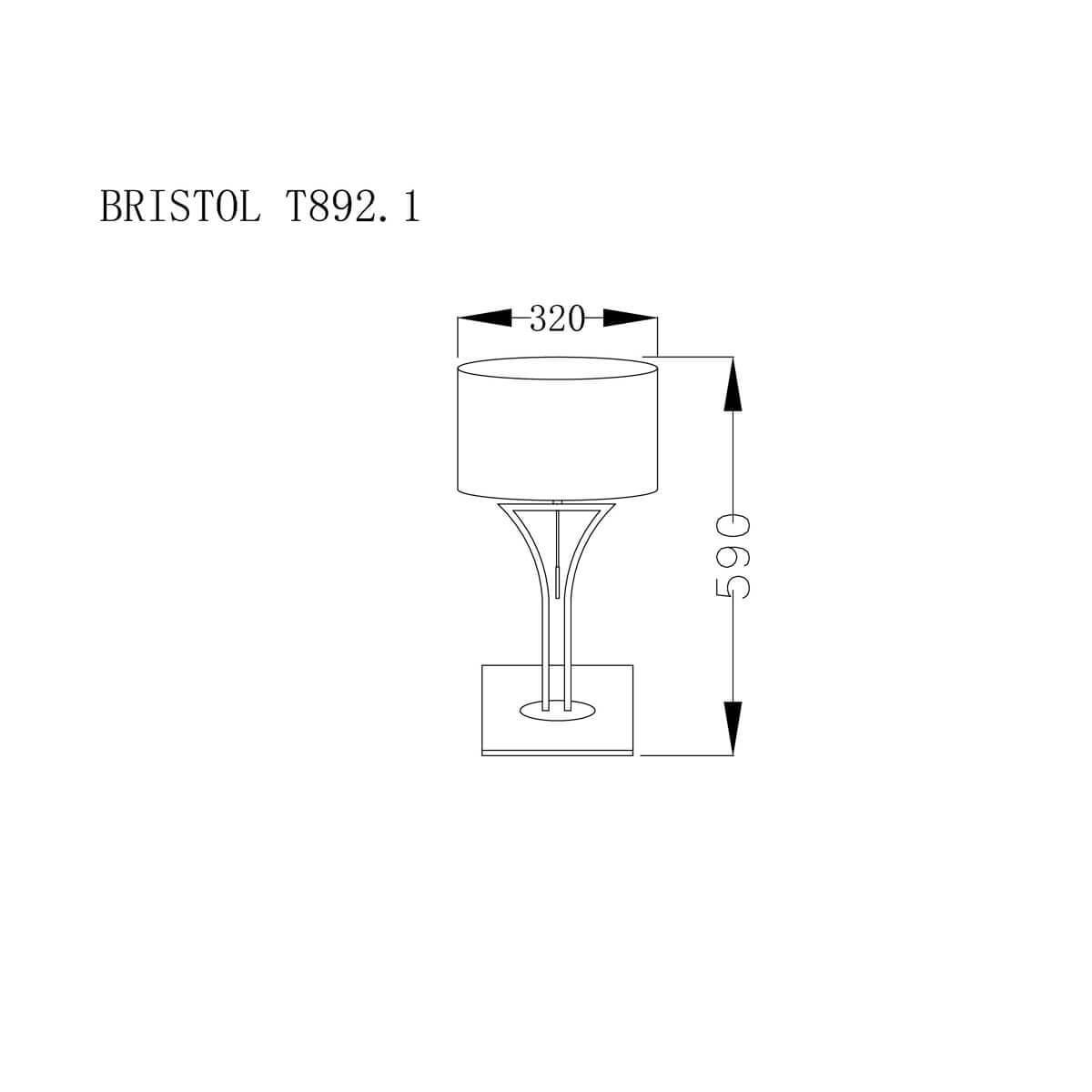 Настольная лампа Bristol T892.1