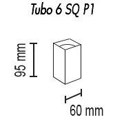 Потолочный светильник Tubo6 SQ P1 09