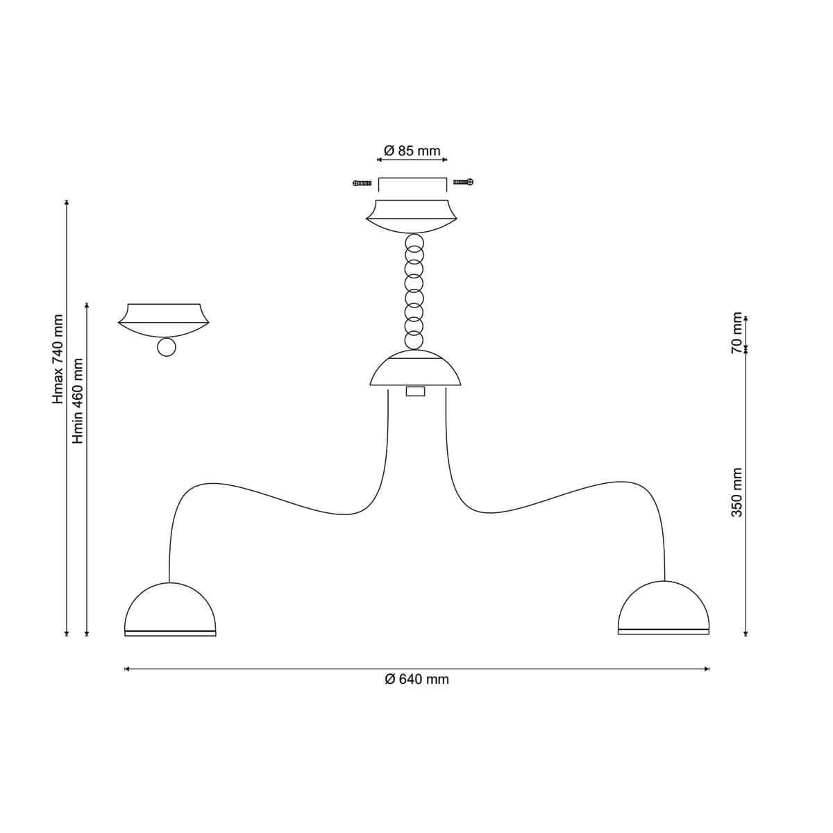 Люстра Natura 064.8 LED
