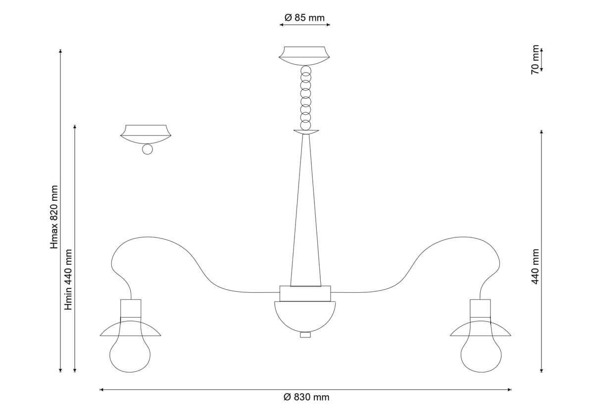 Люстра Natura 188.12 LED