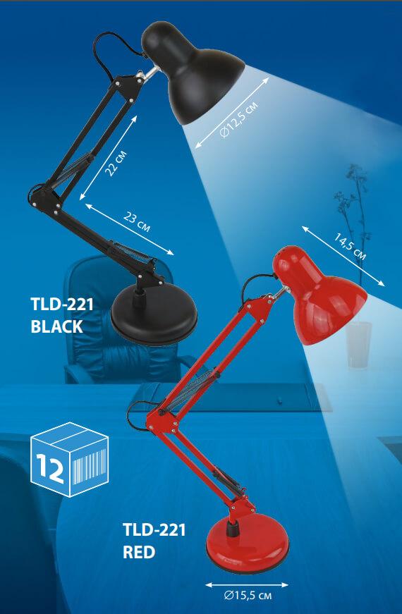 Настольная лампа TLI-221 Red E27