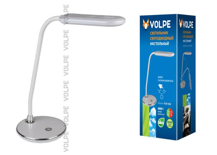 Настольная лампа TLD-522 Silver/LED/360Lm/6000K/Dimmer