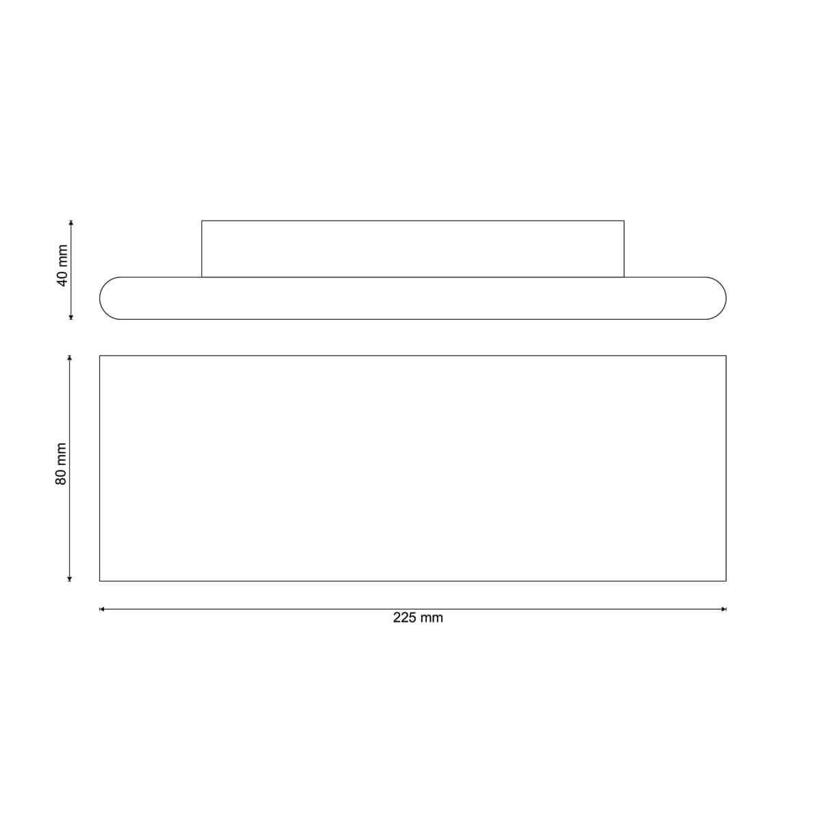 Бра Aero W205 Bianco LED