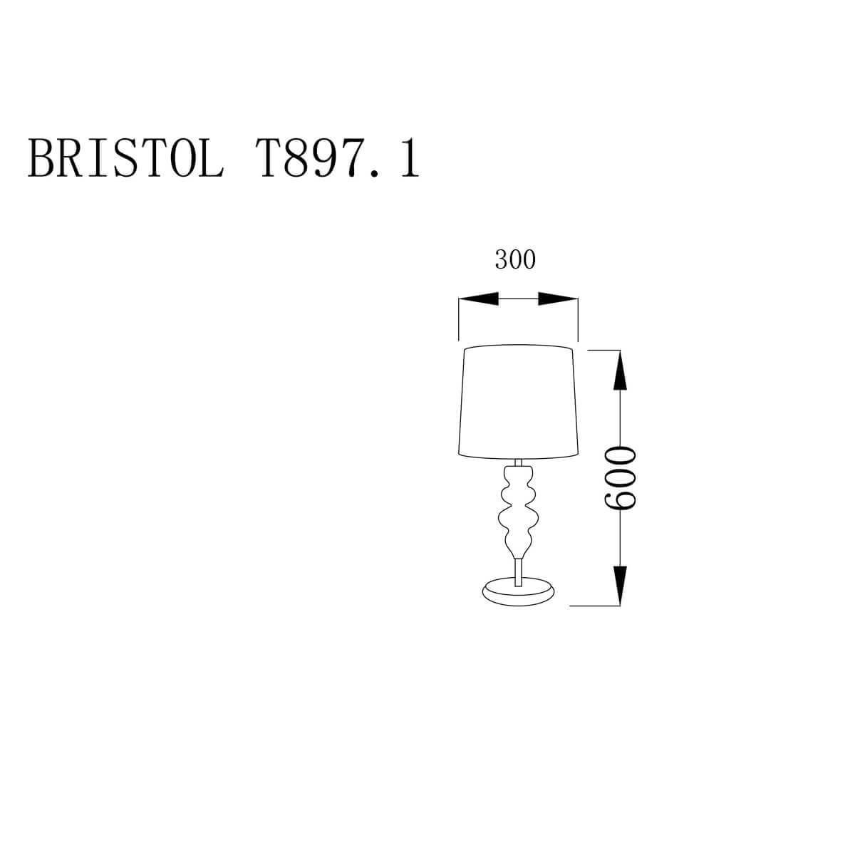 Настольная лампа Bristol T897.1