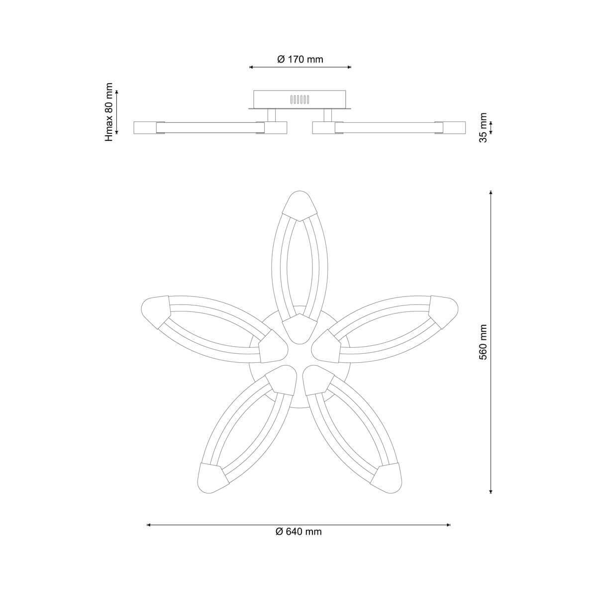 Люстра Modena 183.5 LED