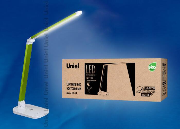 Настольная лампа TLD-521 Green/LED/800Lm/5000K/Dimmer