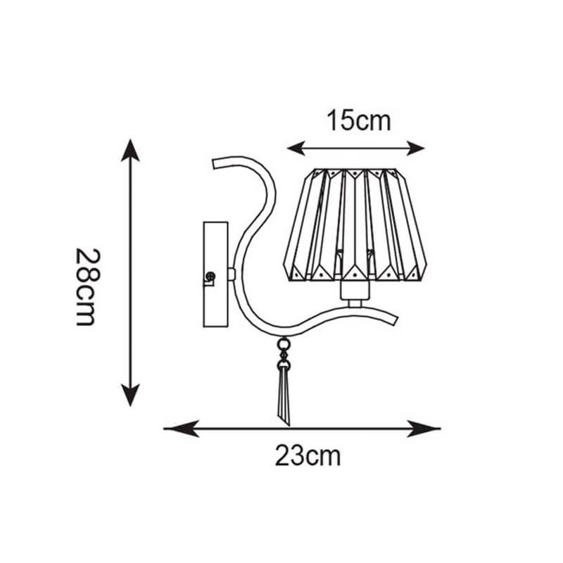 Бра P15090A-1W
