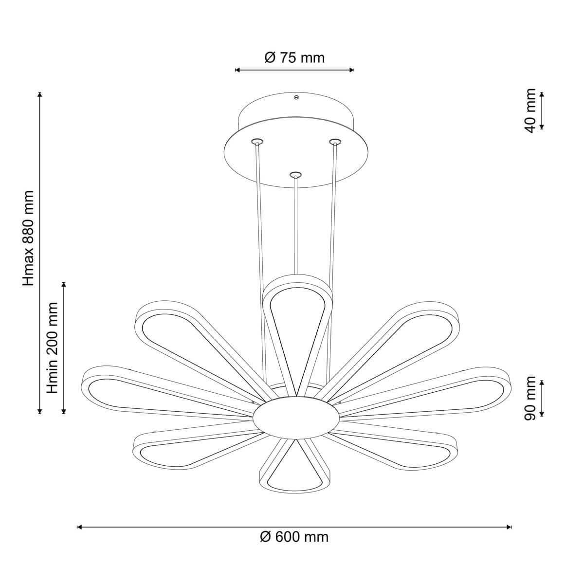 Люстра Miracoli 200.8 LED