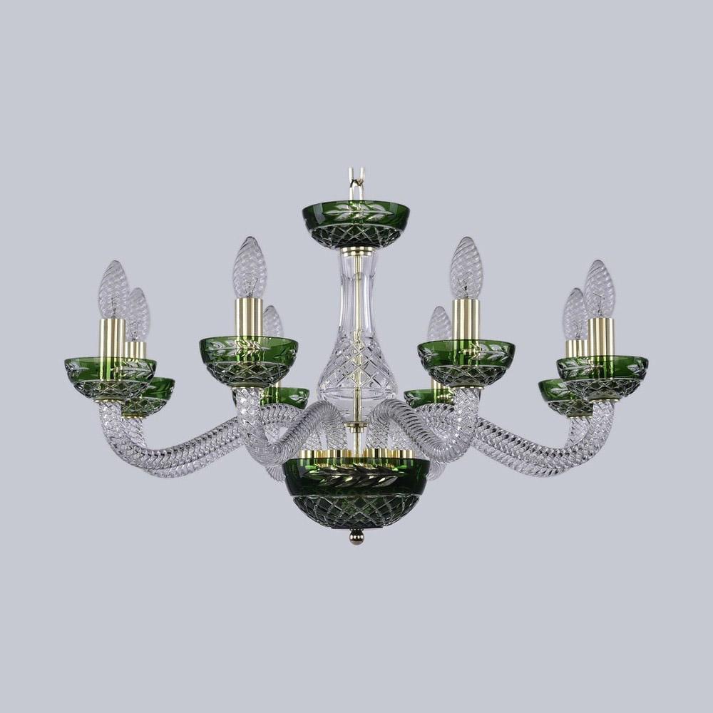 Люстра 1309/8/240 G Cl/Clear-Green/H-1J