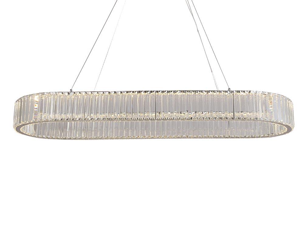 Подвесной светильник 8445/120 oval chrome