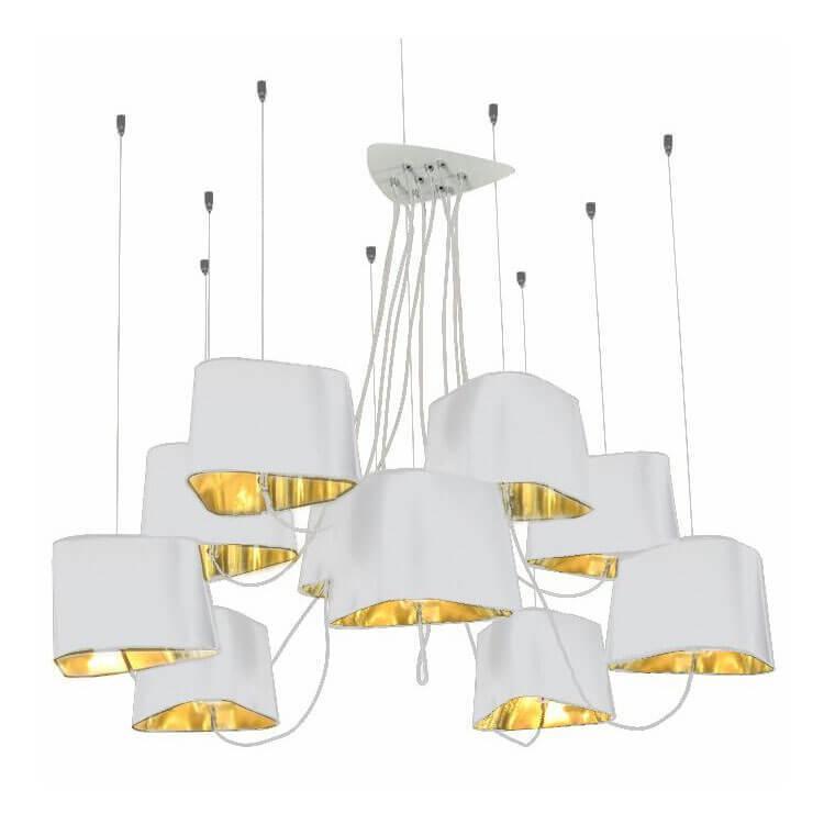 Люстра Loft1163-10WH