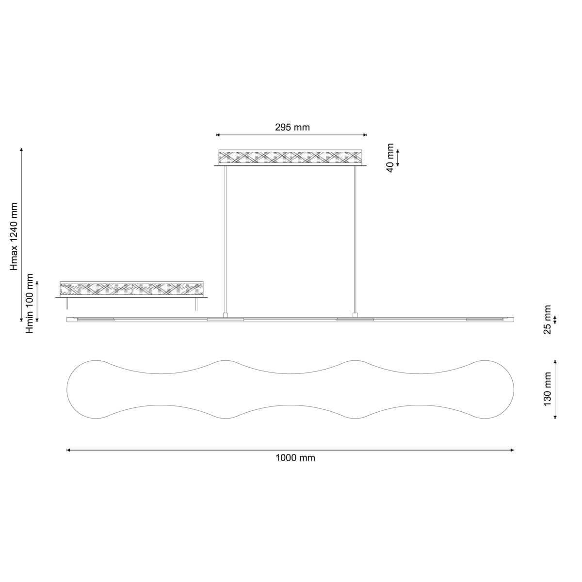 Подвесной светильник Modena 169.4 LED